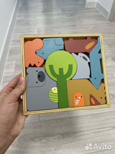 Деревянные пазлы