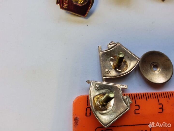 Значок комсомольский влксм ммд латунь эмаль СССР