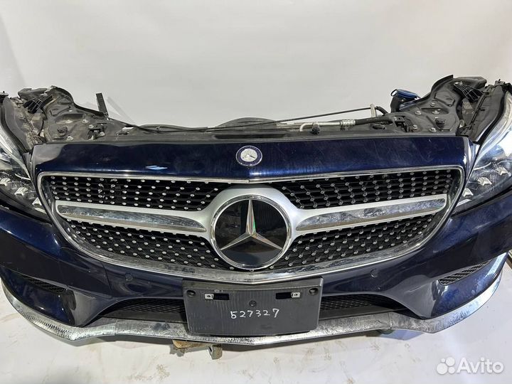 Ноускат передняя часть Mercedes w218 AMG синий рес