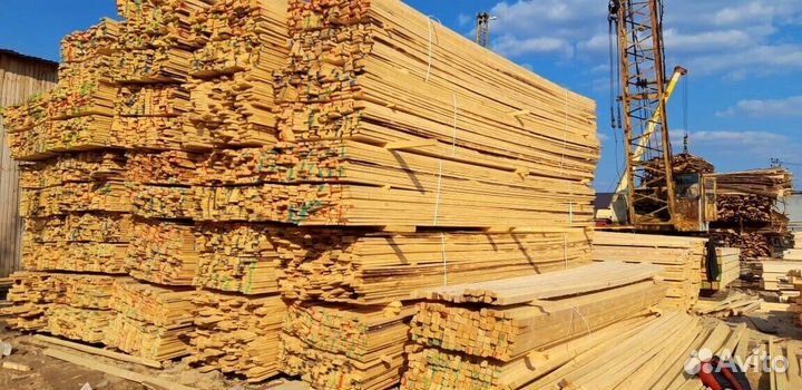 Доска обрезная 50х150х6000. Пиломатериалы