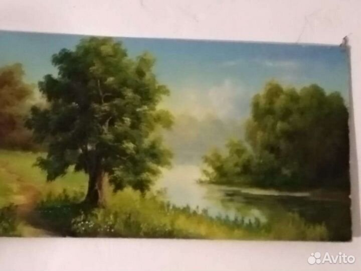 Картина Рассвет Сделано Из Маслянистой Краски