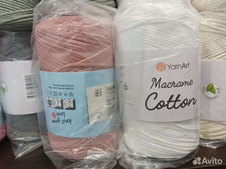 Пряжа yarnart macrame cotton