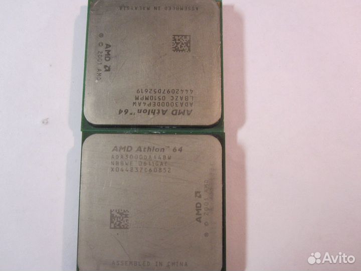 Процессоры AMD atlon 64 3000+ Socet 939