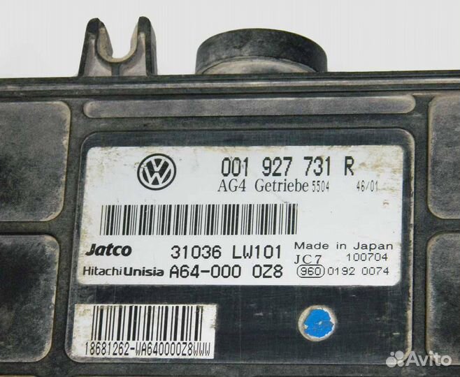 Блок управления АКПП VW Polo 1.4 16 кл. BBY