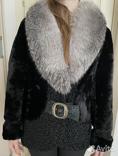 Шуба из натуральной овчины