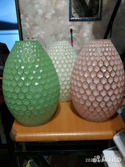 Плафоны Ананас СССР цветные