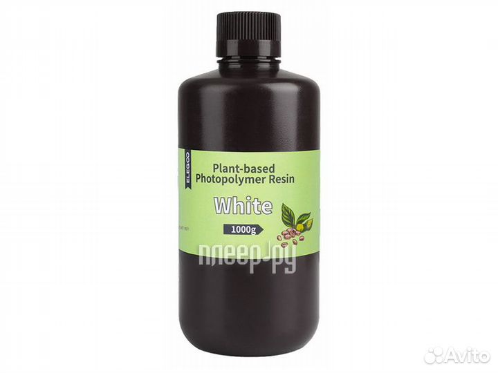 Фотополимер Elegoo Plant-Based Resin 1L White