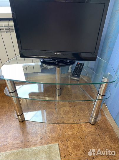Стеклянная тумба под тв телевизор
