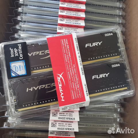 Оперативная память DDR4 8Gb HyperX Fury (2x4Gb) купить в Нижнем ...
