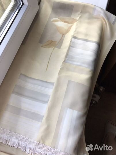 Занавески для кухни шелк