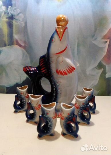 Фарфоровые штофы СССР