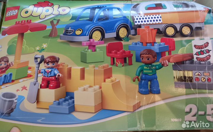 Лего Дупло оригинал 3 больших набора цена за всё