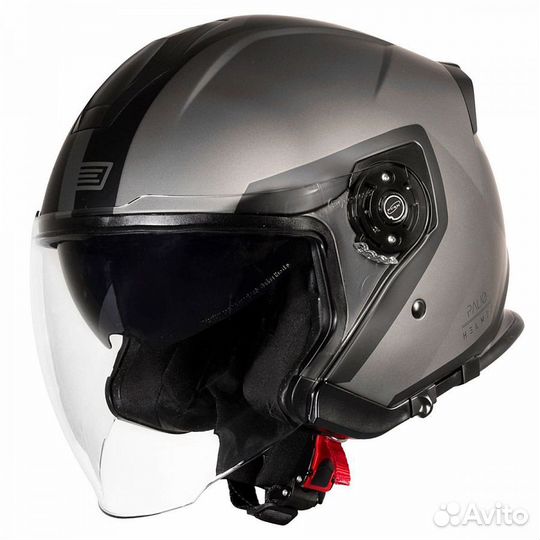 Шлем открытый со стеклом origine palio Techy белый