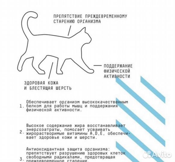 AJO Аджо Cat Аctive корм для взрослых кошек 1,5 кг