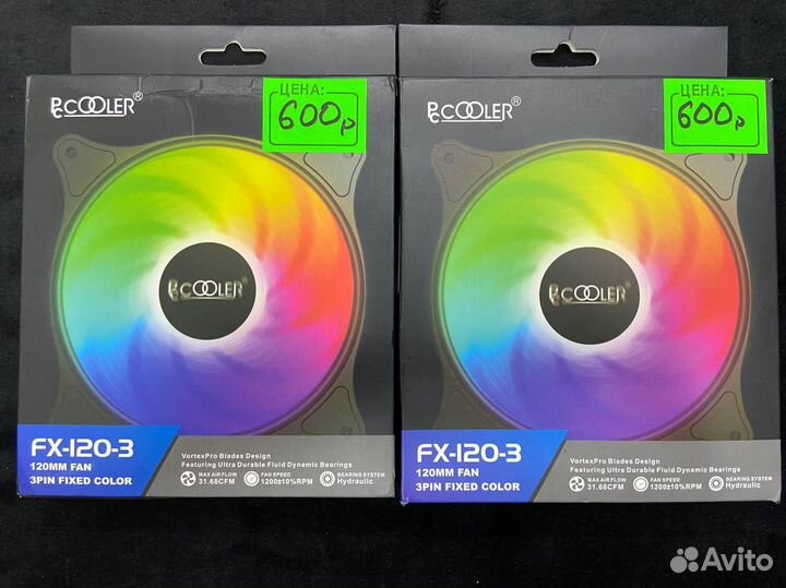 Вентилятор для корпуса PCcooler FX-120-3 120мм