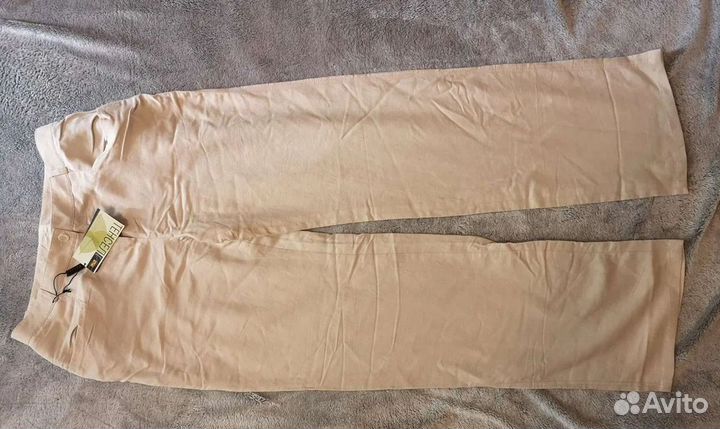 Брюки лен и эвкалипт 48 р
