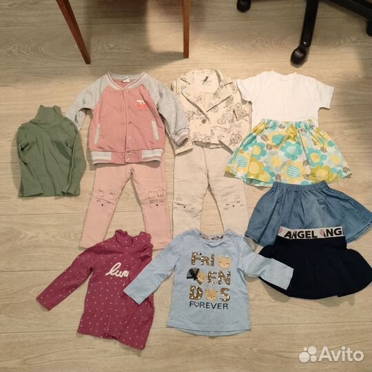 Пакет вещей для девочки 92