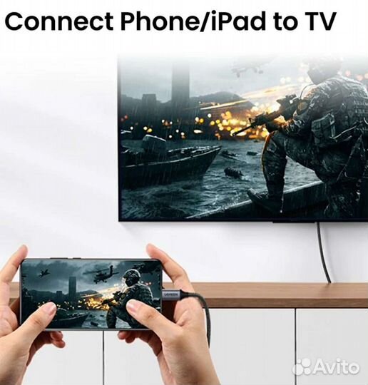 Кабель Type-C To hdtv 4K hdmi Video Adapter