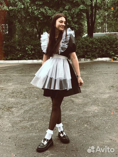 Фартук для старшеклассниц