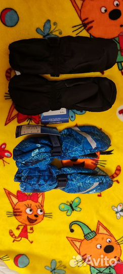 Варежки - краги для мальчика 3-4 года