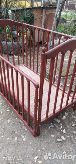 Винтажная мебель СССР. Детская кроватка