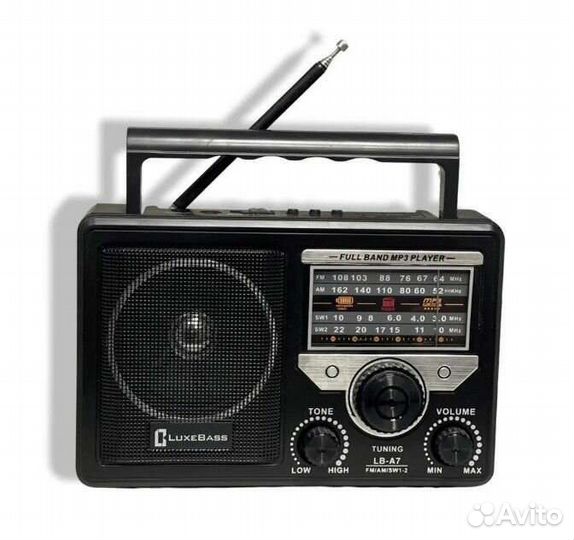 Радиоприёмник LuxeBass LB-A7 с MP3 и аккумулятором