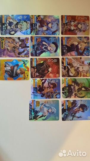 Колекционные геншин карты обмен и продажа