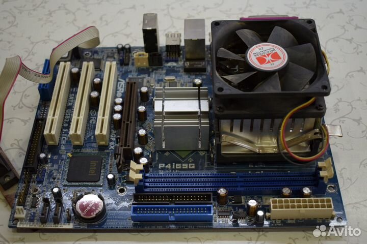 Материнка p4i65g prescott 800 dual channel ddr400