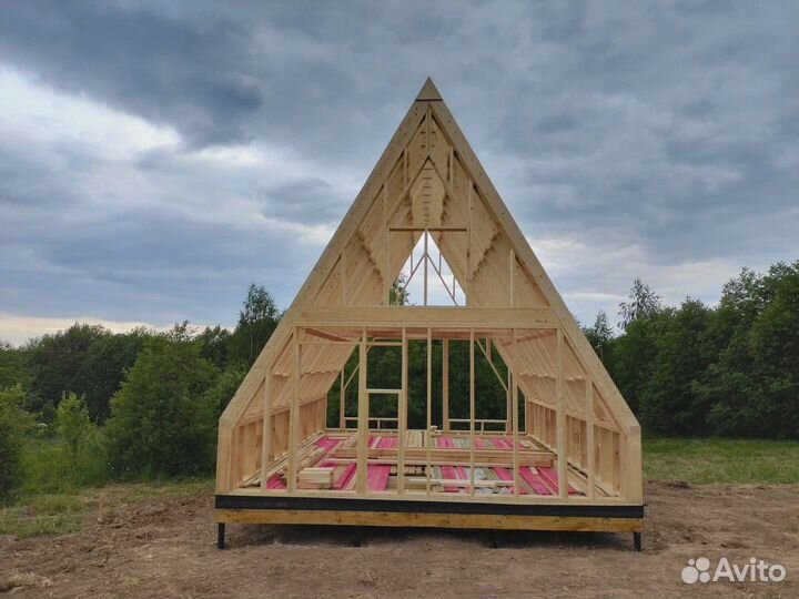 Треугольный дом А-Фрейм(A-Frame)