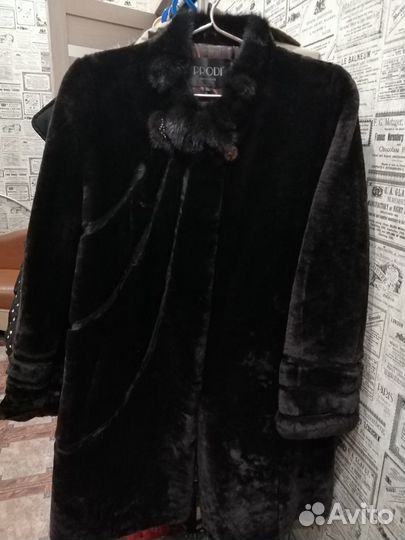 Шуба мутоновая женская