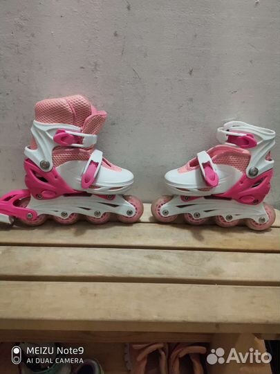 Роликовые коньки детские раздвижные