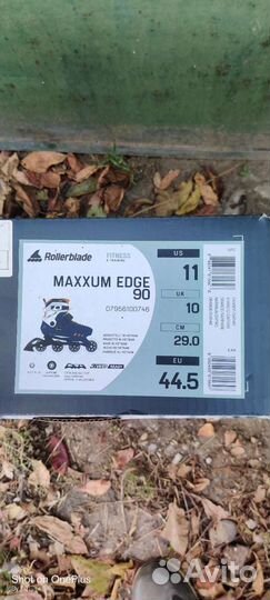 Ролики rollerblade maxxum edge 90, размер 42-44