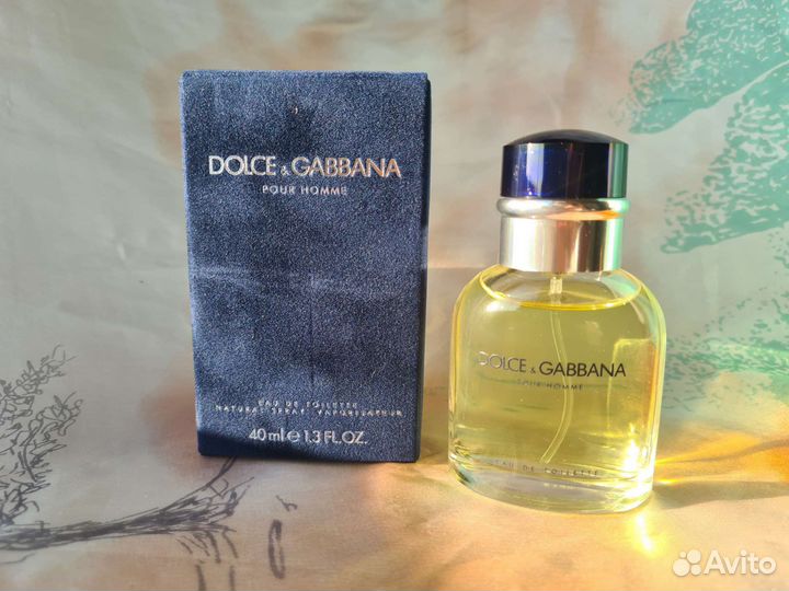 Туалетная вода Dolce gabbana pour homme 40 ml