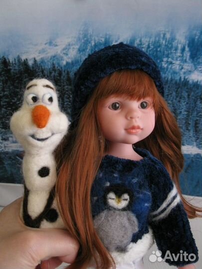 Олаф (из шерсти ручой работы)