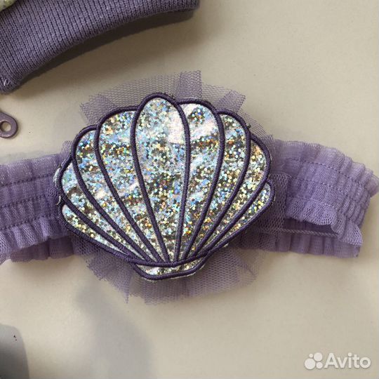 Нарядный костюм для девочки русалка 3-6мес