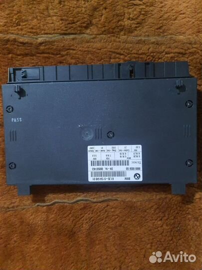 Блок комфортных сидений бмв