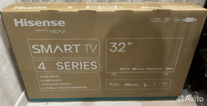 Телевизор 32 диагональ hisense 32a4k