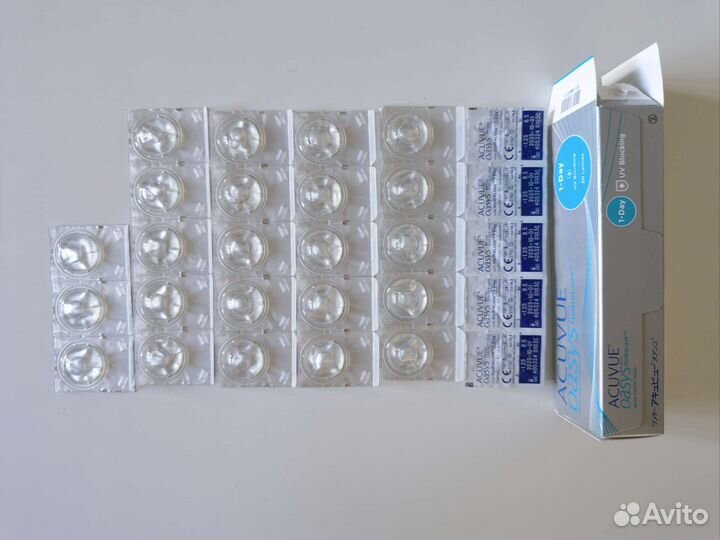 Линзы контактные Acuvue Oasys 1 Day. D - 1,25