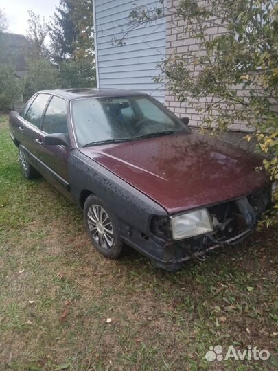 Audi 100 2.2 МТ, 1986, битый, 340 000 км