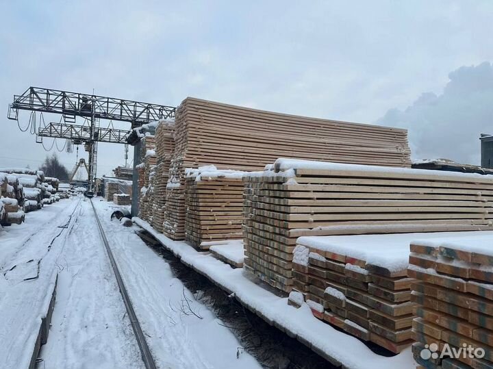Брус обрезной ест. влаж. хвоя 3-4 сорт 100х100х6,31
