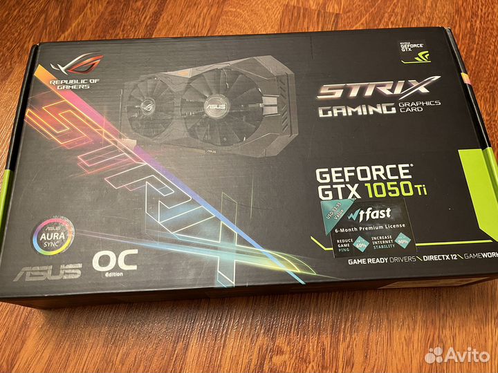 Видеокарта Asus Strix GeForce GTX 1050Ti OC 4Gb