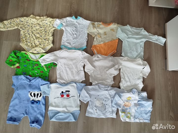 Одежда для девочки пакетом от 0 до 6 мес