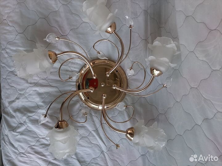 Люстра потолочная бу