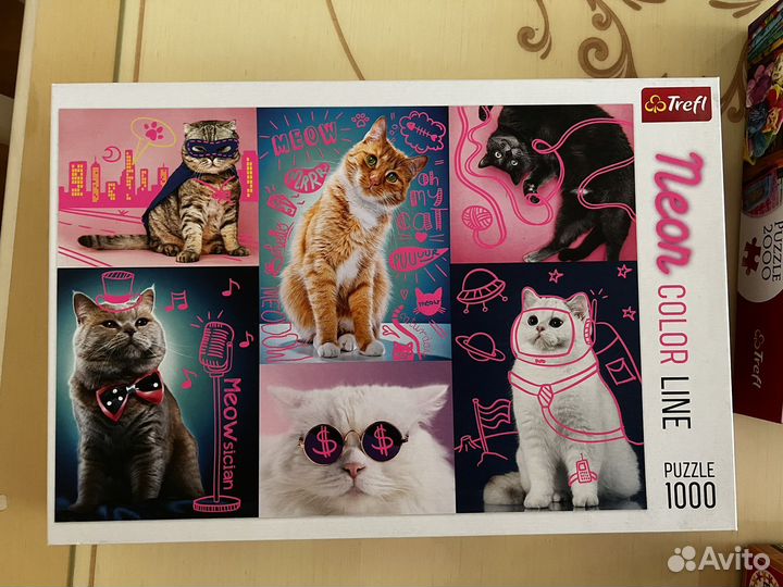 Пазлы trefl и educa 1000-2000 деталей