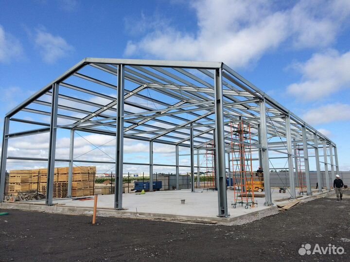 Быстровозводимые здания ангары склады