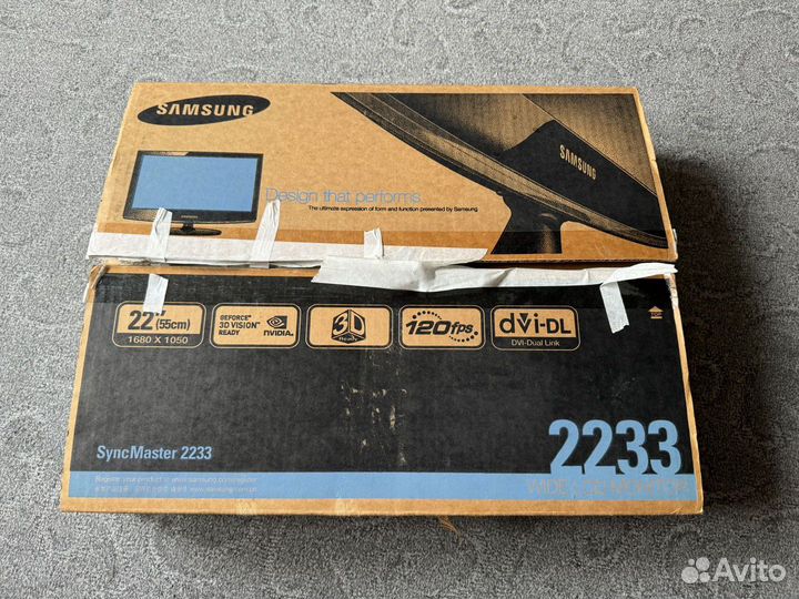 Игровой 3D монитор Samsung 2233RZ 120 гц 22