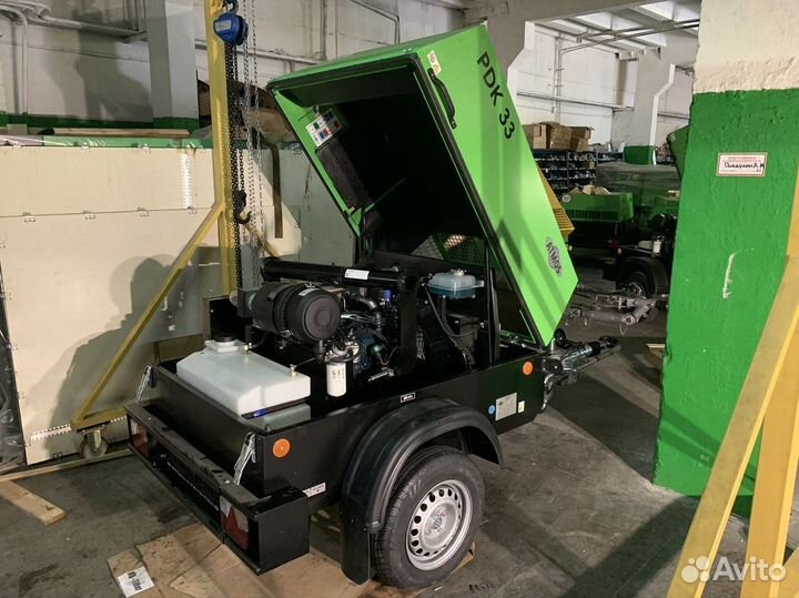 Передвижной компрессор Atmos PDK 33