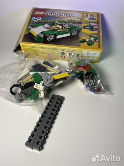 Lego creator 3 в 1 машина грузовик лодка