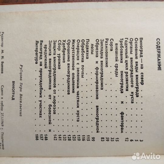 В. Рубцова. Виноград. 1969г