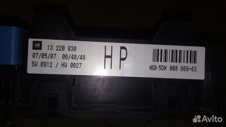 Блок комфорта на opel zafira b